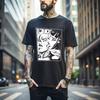 100% Cotton TOPS UNISEX TEES MENS WOMENS Giorno T-shirt Jodio Joestar JoJo's Bizarre Adventure Giovanna Kawaii Shirt 212