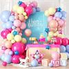 141 Piece Pink Blue Balloon Chain Set Girl Birthday Party Wreath Arch Celebration Baby Shower