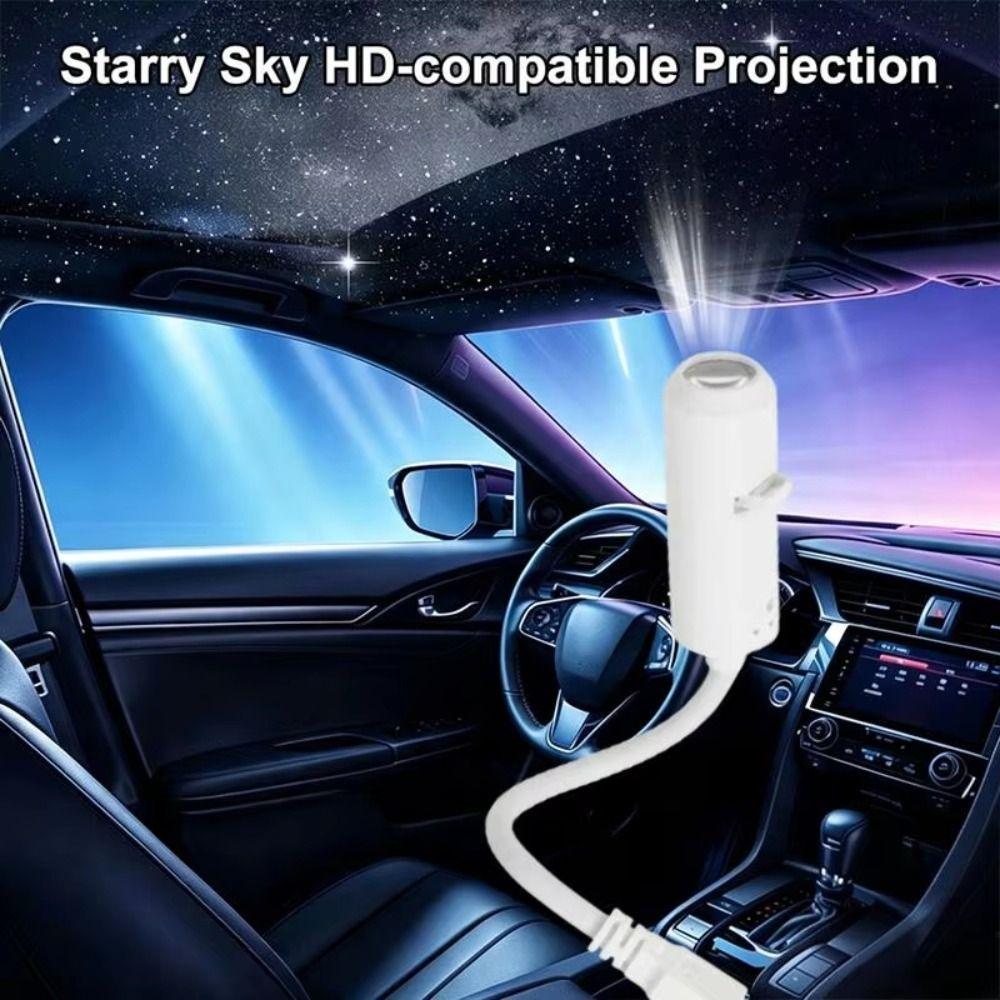 USB Powered Galaxy Projector easy to use Starry Sky Lamp Clear Image Night Light Party Decoration