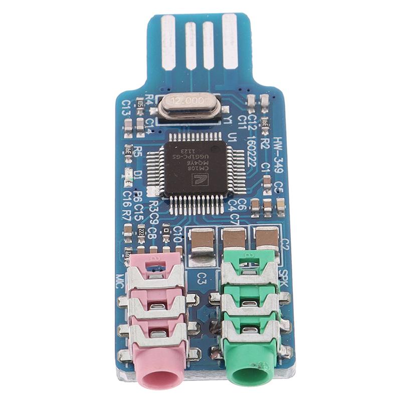 Cm108 Usb Drive Free Usb Sound Card Laptop Computer External Sound Card Module