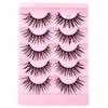 Band Extension Thick Long 3D Faux Mink Eyelashes Wispy Fluffy Thai Wet Eyelashes False Eyelashes