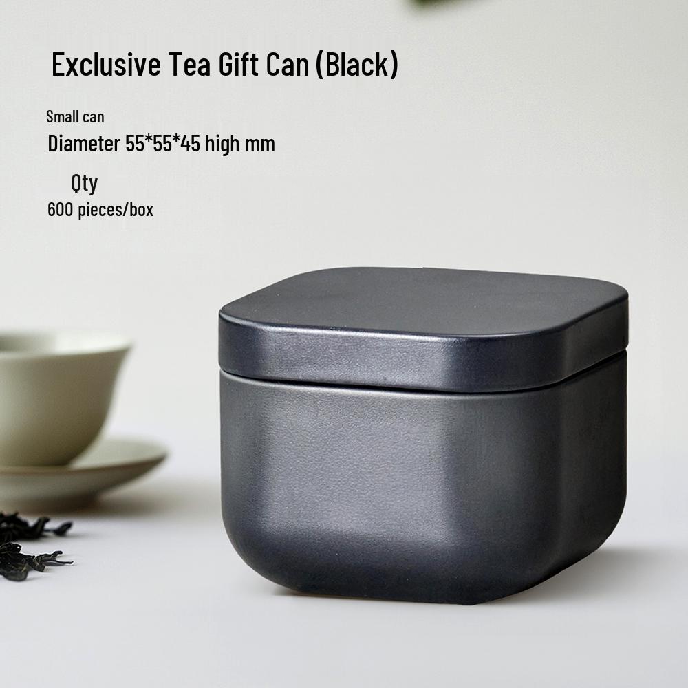 Customizable Mini Portable Tea Tin Set - Travel-Ready, Sealed & Empty