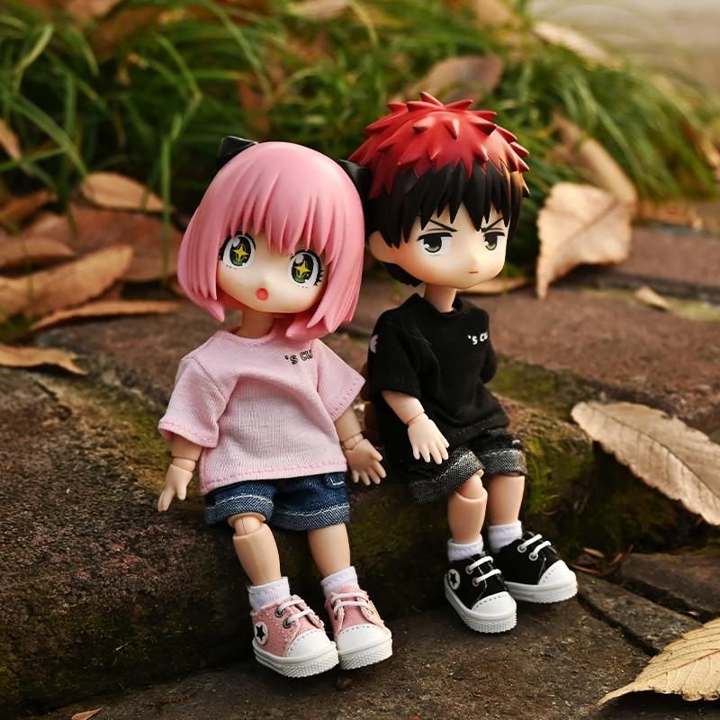 Одежда для OB11 Джинсовые шорты Пять цветов Украшение Мода Молли, Тело GSC, Одежда для кукол 1/12bjd Игрушечная одежда