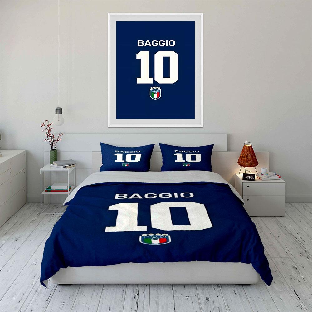 Blue jersey design pattern. Bedding sets Duvet cover sets Duvet covers Pillowcases(1 * Duvet Cover 2 * Pillowcases, without duvet insert)