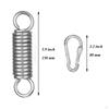 Hammock Hanging Kit with 2 Carabiner, Snap Hooks Heavy Duty 500 Capacity,Swing Spring for Swinging