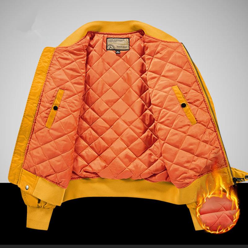 Зимняя модная куртка с воротником-стойкой, мужская куртка-бомбер, мужская ветровка, утепленные куртки, пальто, мужская одежда, повседневная куртка для инструментов