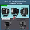 Haoge Magnetic Filter Set for DJI Osmo Pocket 3, includes 1/4 Black Diffuse, Light Pulse Reduction Filter, Variable ND 2-32, LCD Screen Protector, and