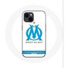 Чехол - Maniacase - Iphone 14 Plus - Логотип Olympique de Marseille - Силикон - Гибкий