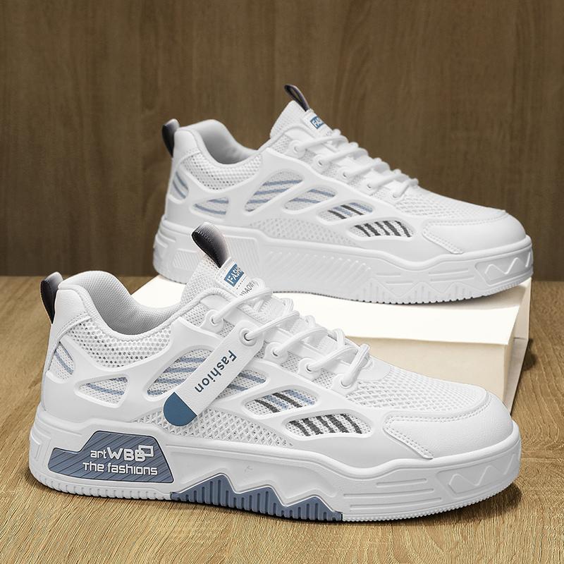 Повседневная обувь для студентов, четыре сезона, новая дышащая обувь на мягкой подошве, нескользящая, мужская, для ходьбы на открытом воздухе, модная спортивная обувь на плоской подошве