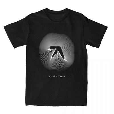 Женская футболка с музыкой Aphex Twin, одежда, винтажная футболка с коротким рукавом и круглым вырезом, футболка для вечеринки, одежда оверсайз, топ