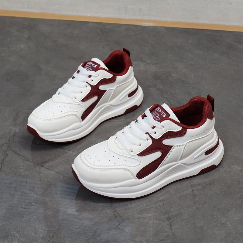 Ins Korean Version of Platform Dad Shoes 2025 Spring New Street Shot Student Running Sneakers Heightening Casual K908