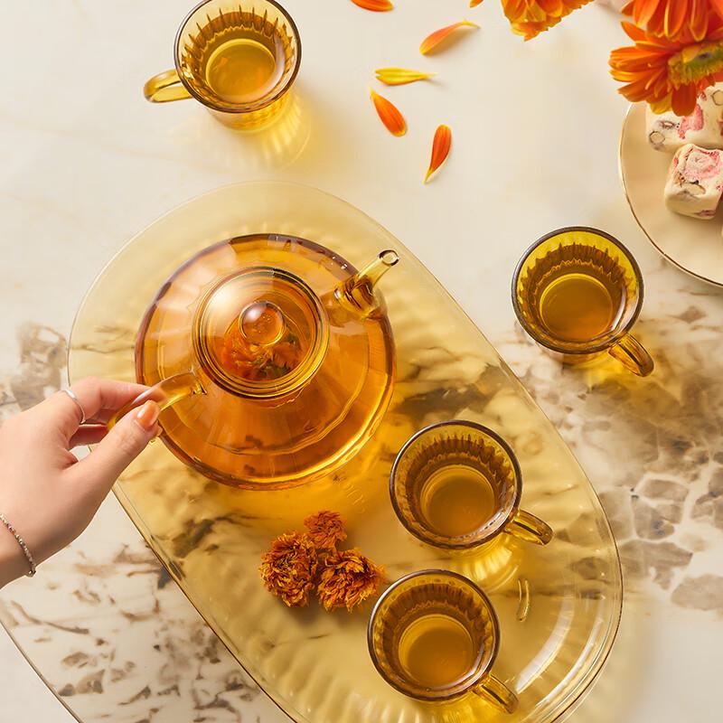 Corning VISIONS Crystal Glass Teapot Set