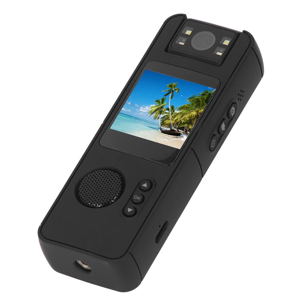 Носимая камера с аудио- и видеозаписью FHD 1080F Type C, вращение на 180 градусов, защита от сотрясений