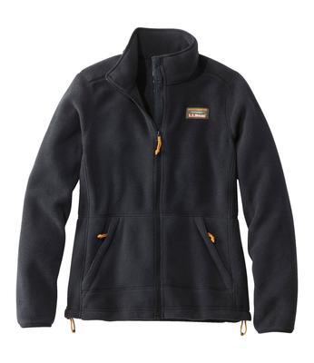 LL Bean Mountain Classic Флис US 0TUS910002 Женская куртка, Посадка, Маленький рост, S, Черный,