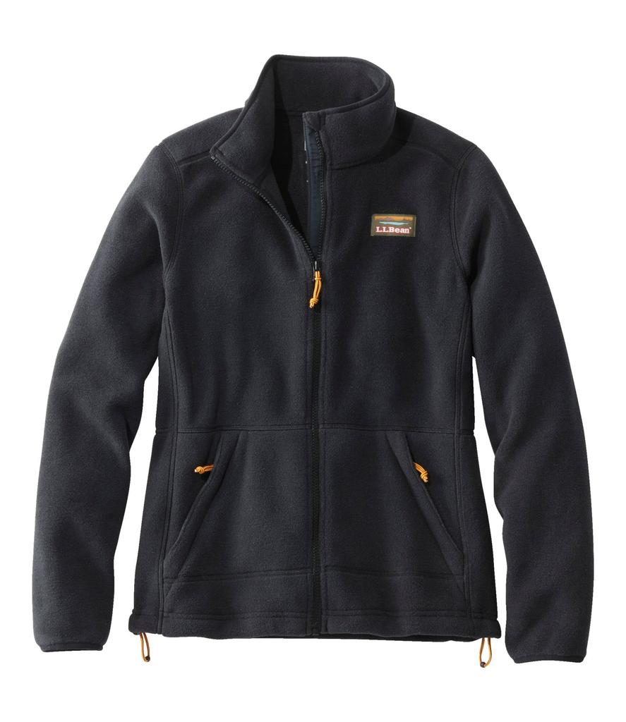 LL Bean Mountain Classic Флис US 0TUS910002 Женская куртка, Посадка, Маленький рост, S, Черный,