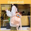 Siamese Cartoon Cat Plush Animal Backpack With Adjustable Shoulder Straps