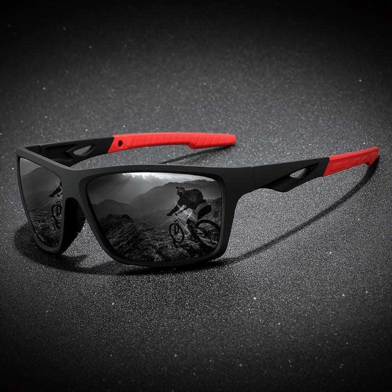 Мужские поляризованные спортивные солнцезащитные очки, классическая оправа, полноободковые, широкая посадка для альпинизма и повседневного отдыха, модные очки для улицы