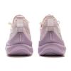 Li Ning Soft Cool 2 Удобная Толстая Подошва Увеличение Роста Дышащие Легкие Низкие Повседневные Кроссовки Женские кроссовки Светло-Фиолетовый Розовый AGLV010-9