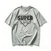 Vintage Super Dad Graphic TShirt For Unisex Fathers Day Gift Retro Distressed Print Cotton Casual Short Sleeve Tees Harajuku Y2k