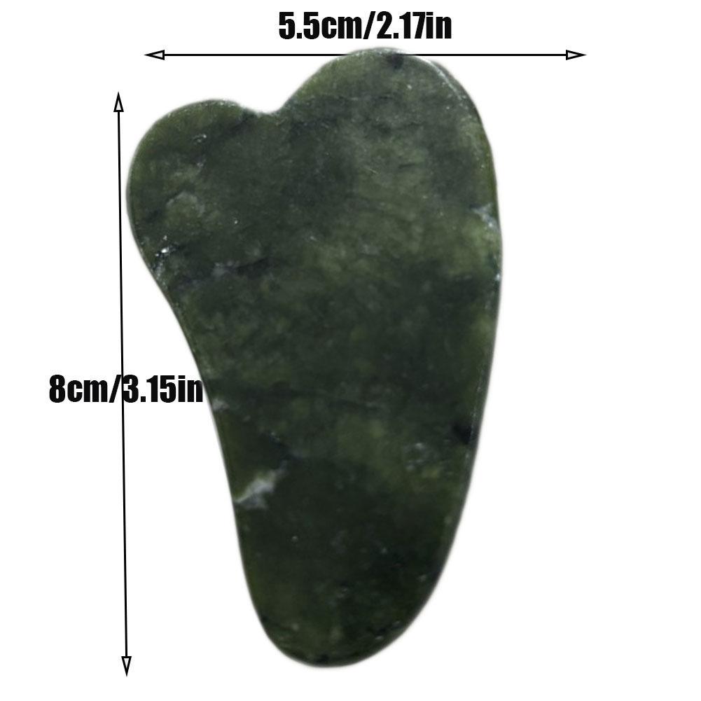 1Pcs Natural Jade Stone Massager Guasha Board for Neck Relief Face Thining Prevent Wrinkles Beauty Product Skin Care Health Tool