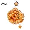 Holiday Home Decor Christmas Suction Cup Window Light, 7.8-Inch Double-Layer Warm LED Winter Decoration Battery Powered Hanging Light for Glass