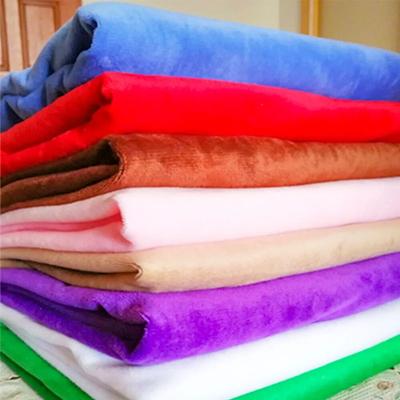 Ткань Минки Супер Мягкий Плюшевый Бархат Ткани DIY Ручная Работа Домашний Текстиль Игрушка Кукла Одежда Подушка Подушка Одеяло Материал