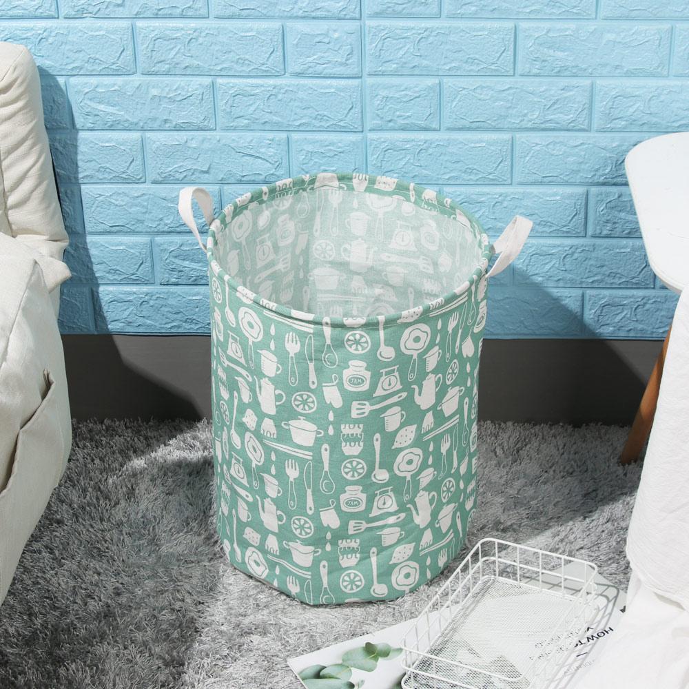 Waterproof Large Foldable Bucket Dirty Clothes Bag Laundry Basket Storage Hamper