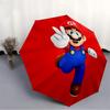 1pc Super Mario Automatic Umbrella Durable Iron Frame & Plastic Handle, Gift for Men & Women, Sturdy Construction, Best for Christmas, Helloween, Play