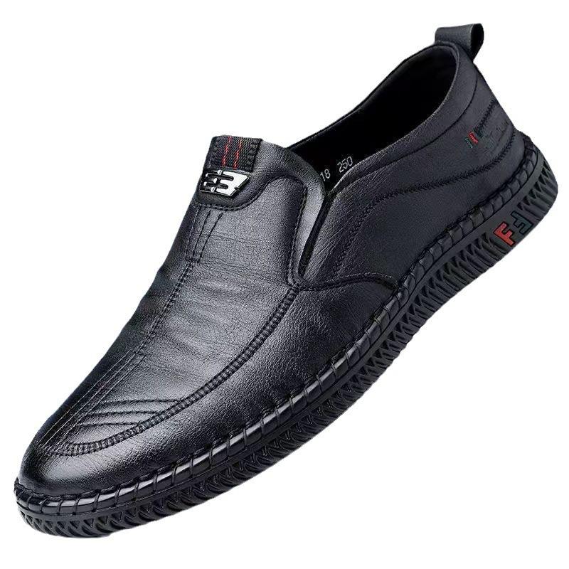 Новые мужские кожаные туфли мягкая подошва мягкая поверхность business casual модные водительские мокасины Doudou