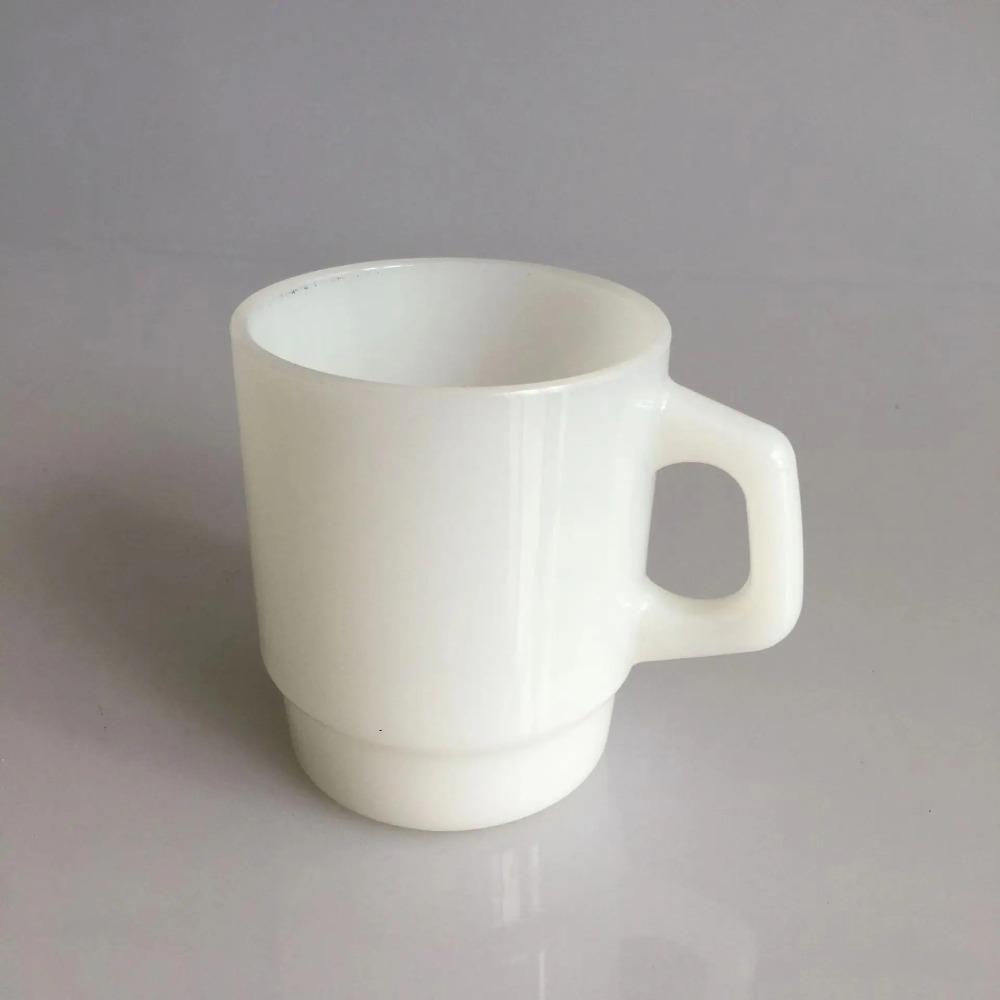 Высокоцветное стекло ins, термостойкая стеклянная чашка, стеклянные кружки из нефритового фарфора, можно штабелировать, кофейная чашка, чашка для молока