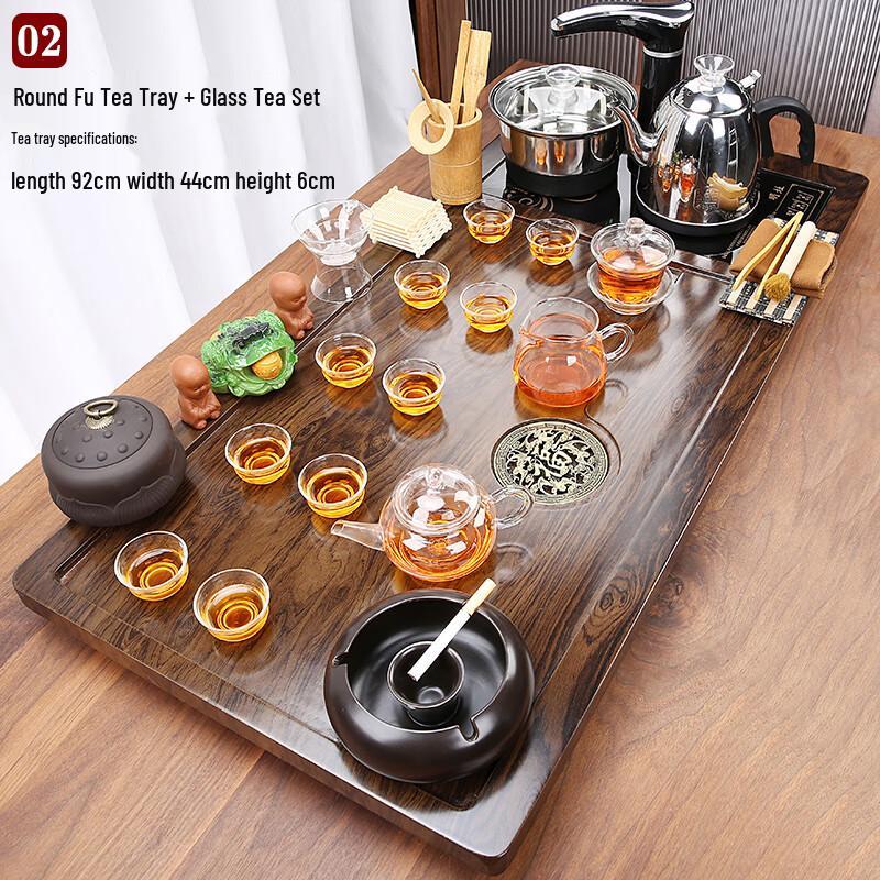 Naijiang Automatic Kung Fu Tea Set with Integrated Kettle & Tray
