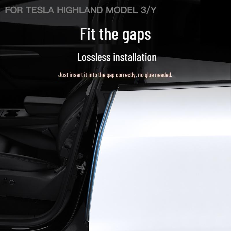 Звукоизоляционная уплотнительная лента для Tesla Model 3/Y Стойка B Снижение шума