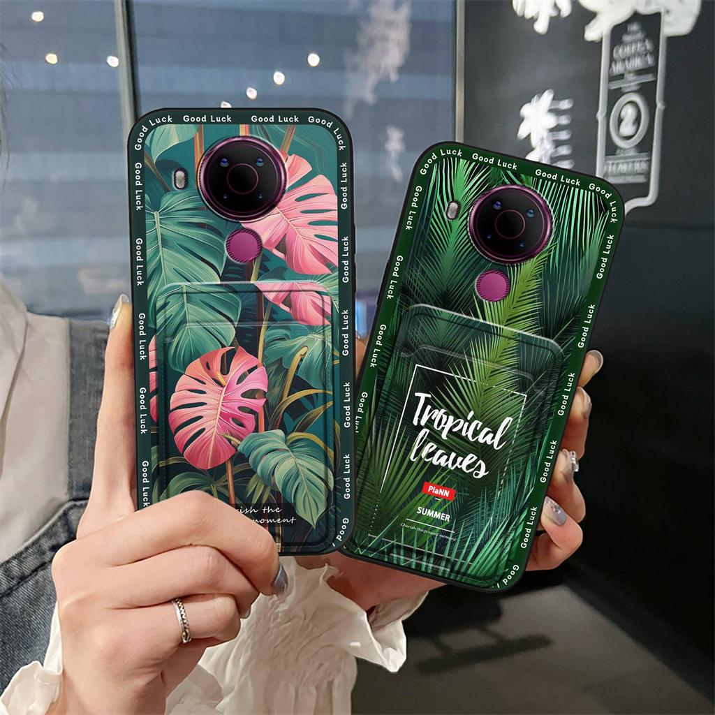 Милый водонепроницаемый чехол для телефона Nokia 5.4, противоударный, грязеотталкивающий, с карманом для карт, полное покрытие, прочный защитный, ударопрочный ТПУ
