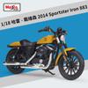Майсто 1:18 Harley Davidson Sportster Iron 883 Сплав Классическая Модель Мотоцикла Литая Металлическая Модель Мотоцикла Детские Игрушки Подарок