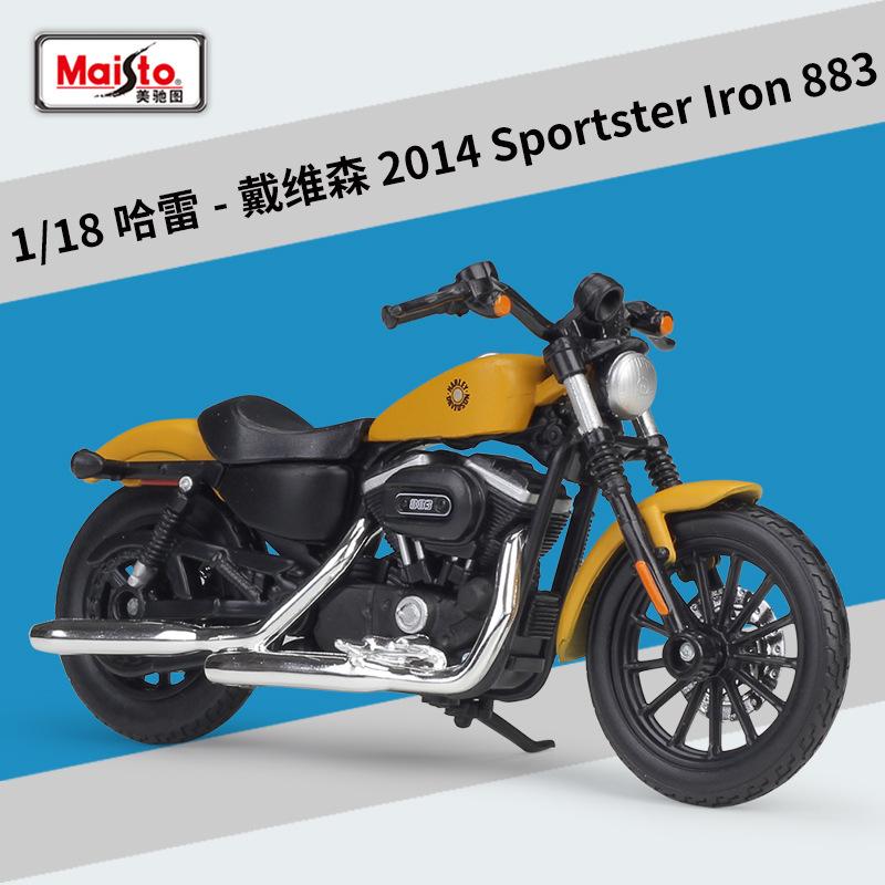 Майсто 1:18 Harley Davidson Sportster Iron 883 Сплав Классическая Модель Мотоцикла Литая Металлическая Модель Мотоцикла Детские Игрушки Подарок