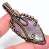 Purpurite Handmade Copper Wire Wrap Jewelry Pendant 2.96" Z2k05
