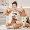 Kids Flannel Pajamas Set Boys Girls Warm Long Sleeve Top And Pants Sleepwear Winter Home Nightwear