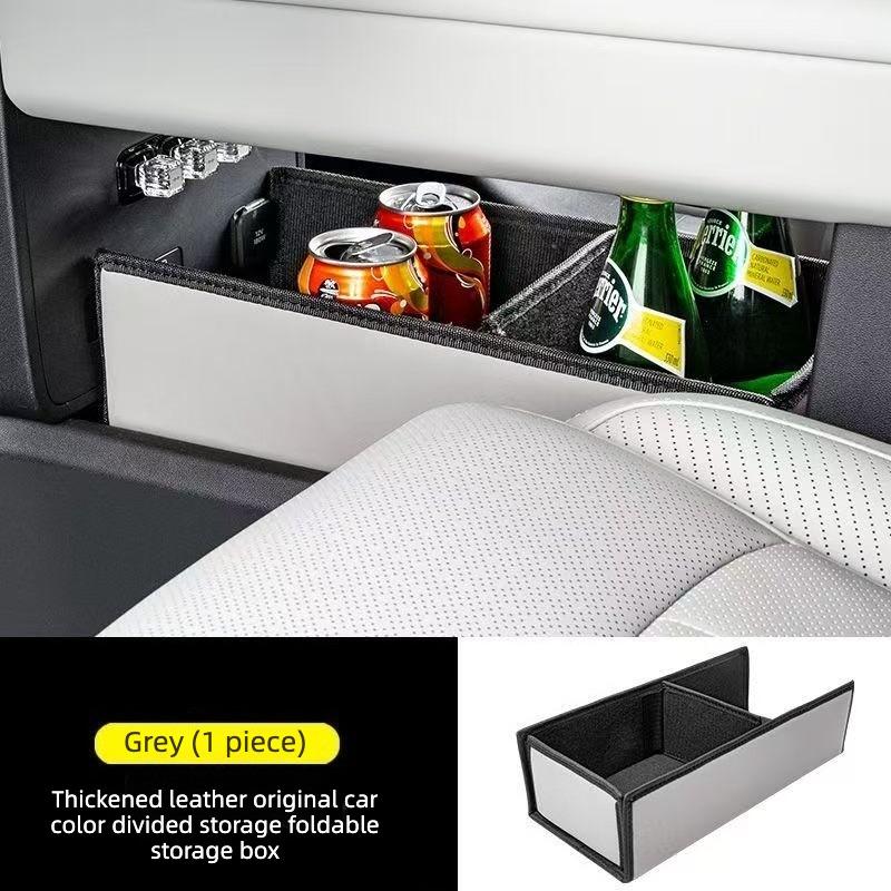 For BYD Ti 7 Soft Storage Box Organizer Central Control Lower Layer Storage Box Interior Modify Accessories