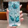 Чехол для Huawei Mate 10 Lite Цветок Прозрачный Силикон Мягкая Крышка Для Mate 10 Lite Телефон Fundas Чехол Mate 10Lite Coque Оболочка