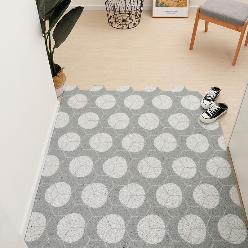 Моющиеся коврики с шестиугольным узором, Нескользящий ковер, Свободно режутся, Кухонный коврик, Придверный коврик для прихожей, Домашний