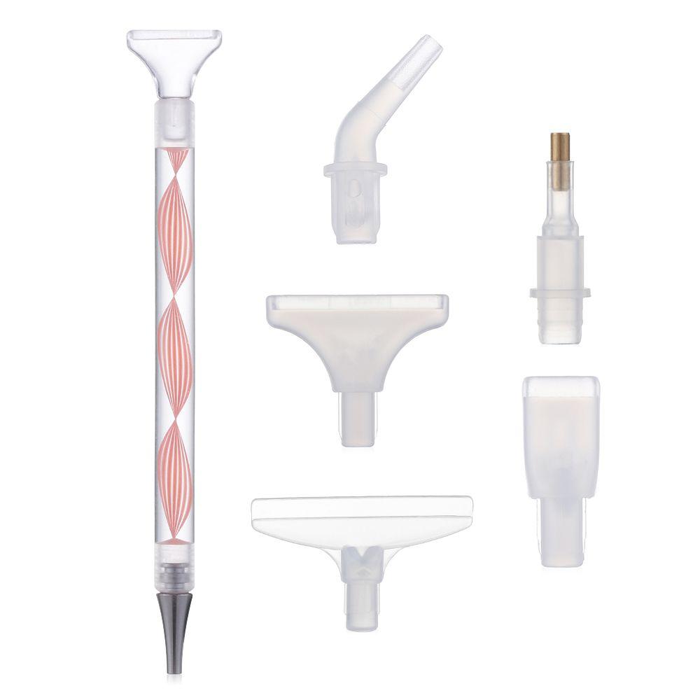 Cross Stitch Resin Pen Alloy Replacement Pen Heads Point Drill Pen Resin Diamond Painting Pen