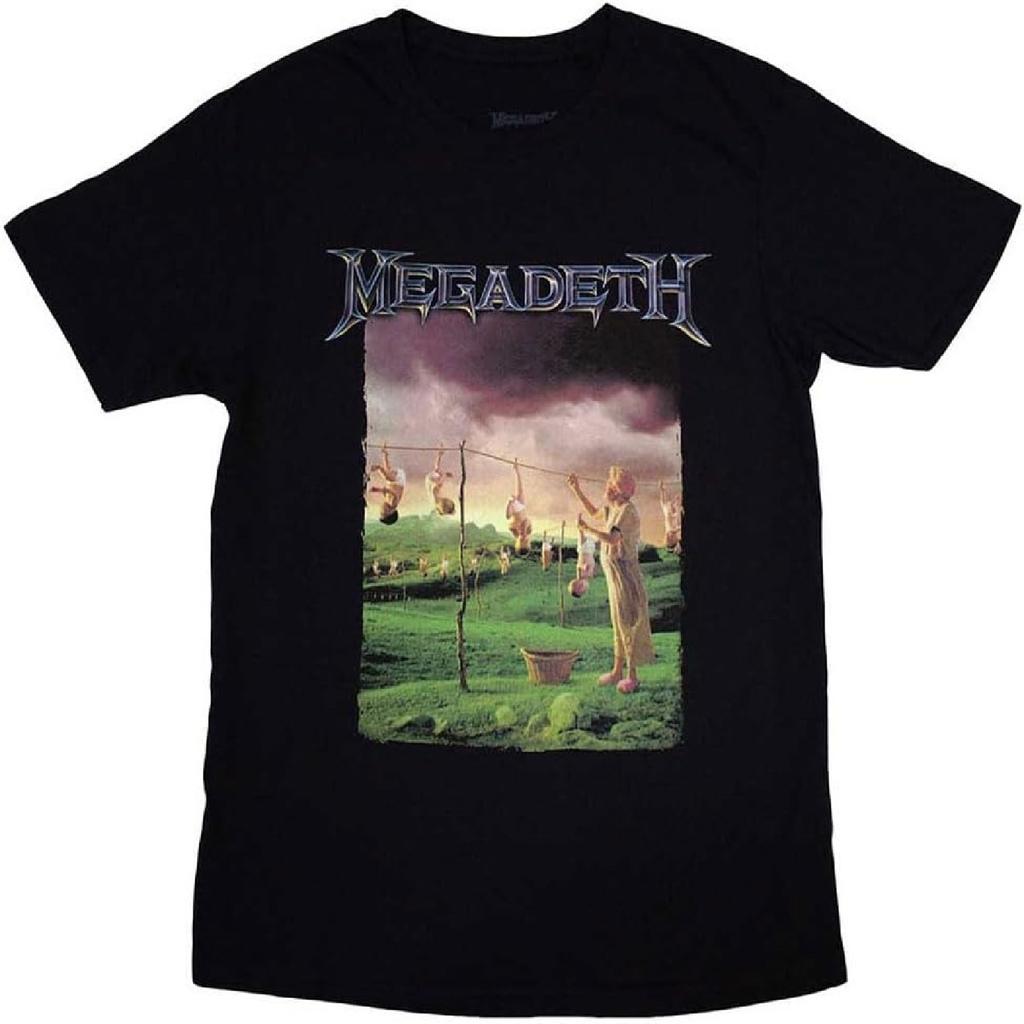 Megadeth Youthanasia Список песен Футболка Размер XL Черный