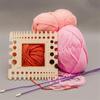 Square Knitting Gauge Ruler Handmade Crochet Hooks Ruler  for Spinners Yarn Measuring Tools