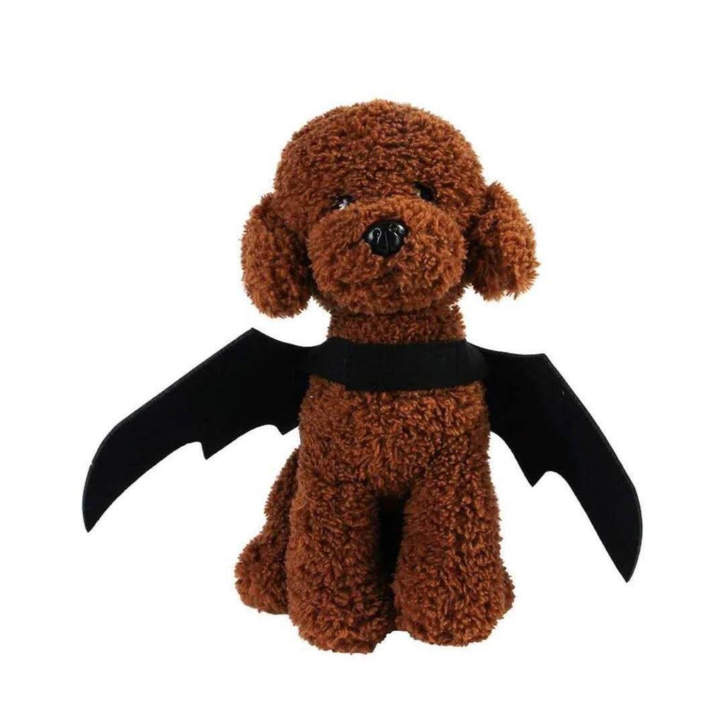 Nordic-Style Felt Bat Wings Pet Costume - Halloween Toy with Double Wings