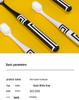 Набор из трех зубных щеток для взрослых с мягкой щетиной для ухода за деснами и глубокой чистки с широкой головкой