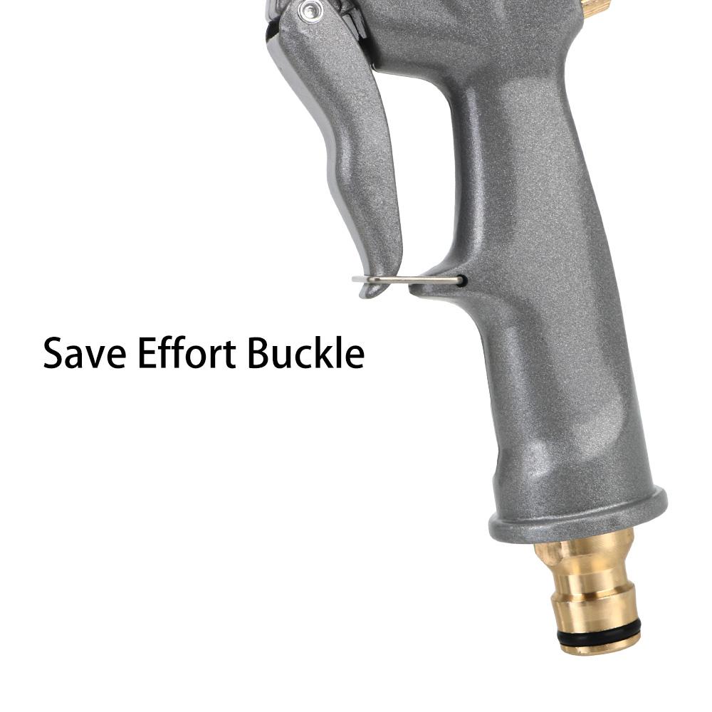 Car Wash Gun High Pressure Metal Spray Watering Nozzle Sprinkler Adjustable Spray Modes Portable