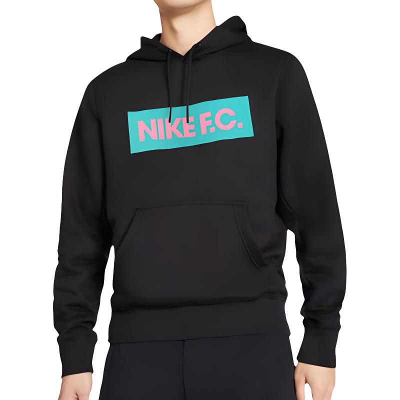 Мужские толстовки Nike Мужские Черные С капюшоном Утепленные Обычные