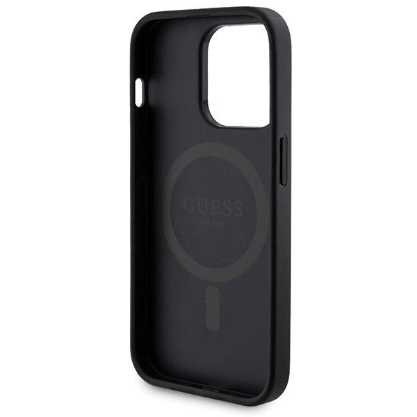 Set Guess Gubpm5P13X4Gemgk Iphone13 Pro Max 6.7 Hardcase + Powerbank 5000Mah Magsafe Black/Black 4G Metal Logo