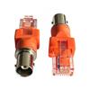 Упаковка из 2 шт. Адаптер BNC на RJ45 Соединитель для коаксиального кабеля Пластиковый металлический адаптер Отлично подходит для сетевых тестеров и тонеров