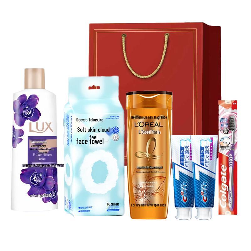 Lux Bath and Hair Care Gift Set